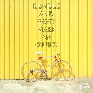 Bundle your purchases & save $! Make an offer.